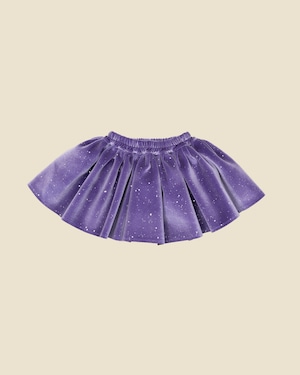 送料無料【予約】velvet twinkle skirt (purple)/Wonny Ribbon