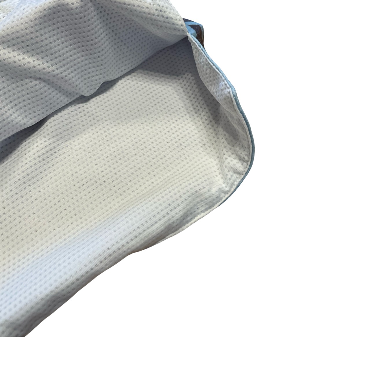 HNDL ORIGINAL Minimal Mesh Shorts — Gray × Ice Blue