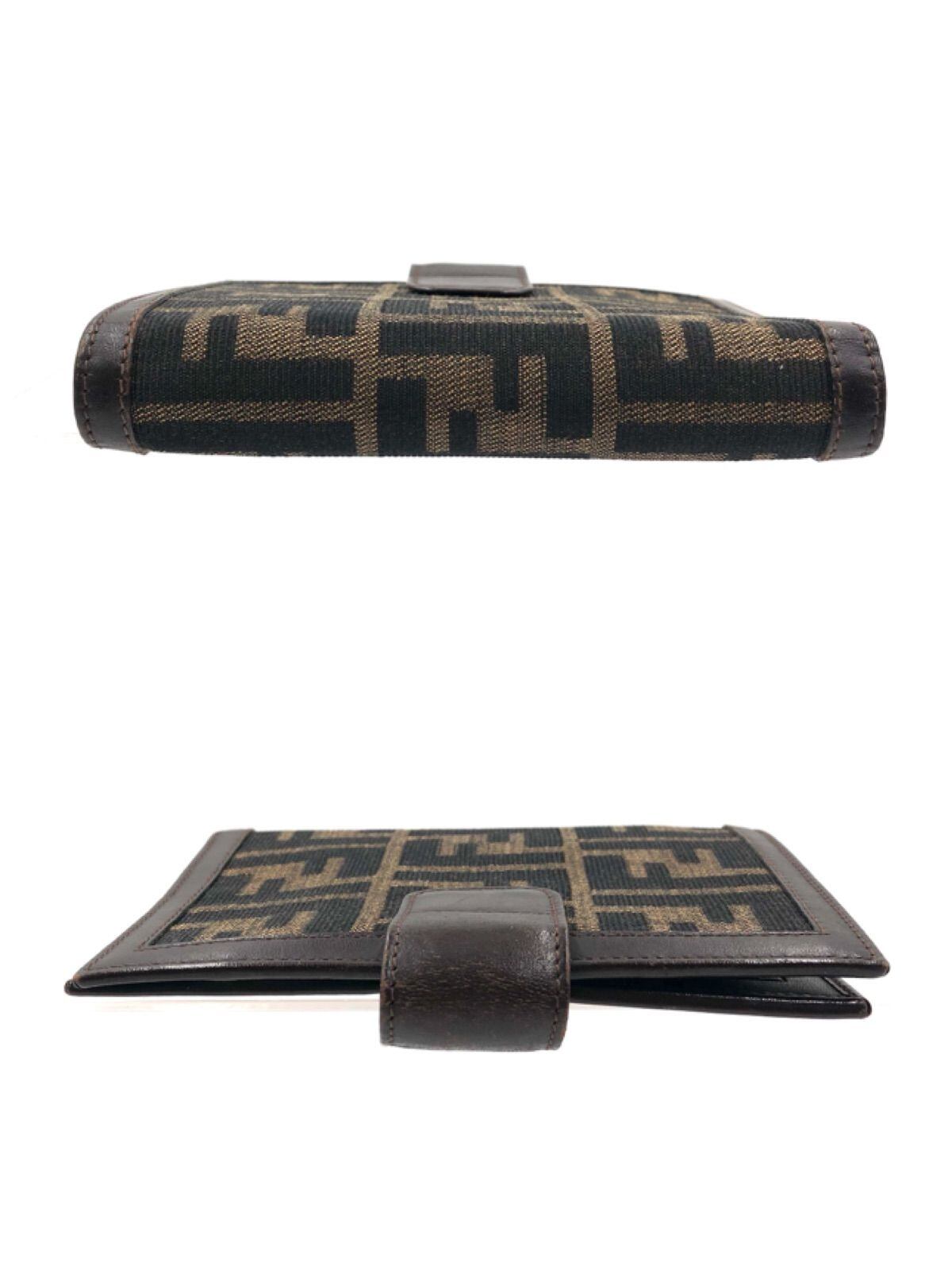 □外観極美品□FENDI フェンディ ズッカ 手帳カバー アジェンダ