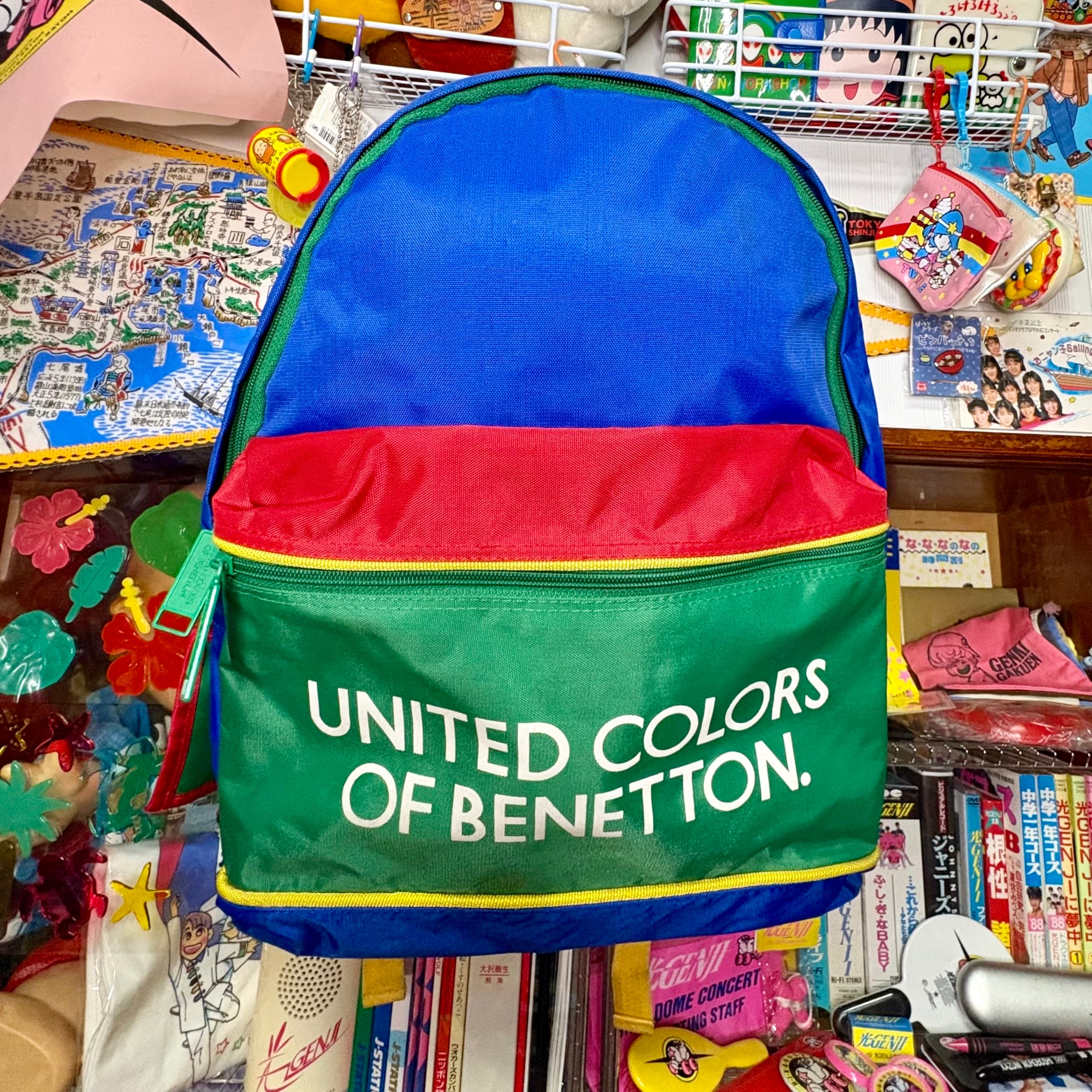 90's BENETTON マルチカラー バックパック | 破滅主義帝國