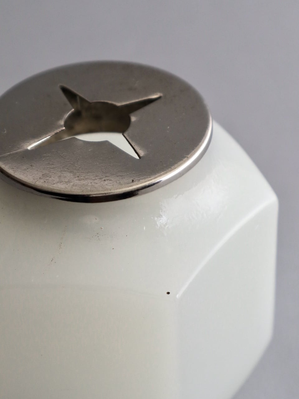 ヴィンテージ ミルクガラス キャニスター｜Vintage Milk Glass Dental