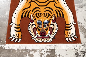 Tibetan Tiger Rug 《Lサイズ•ウール177》チベタンタイガーラグ