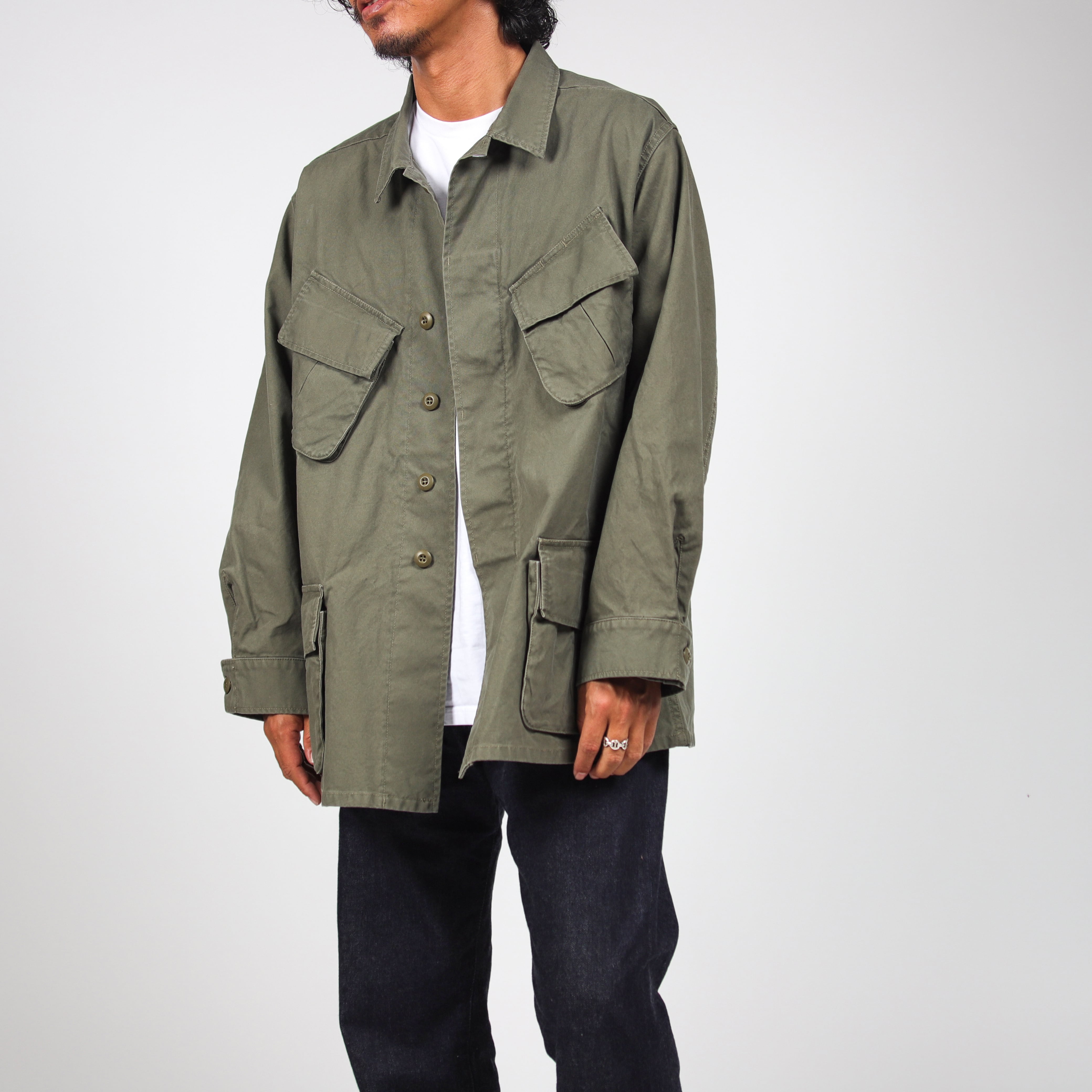 人気TOP Jungle OVY Fatigue XL カーキ Jacket Duck ミリタリー