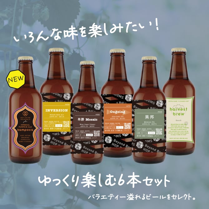 【バラエティ豊か!】ゆっくり楽しむ6本セット
