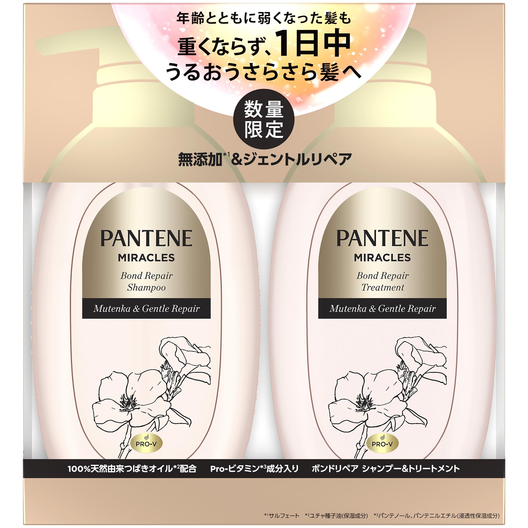 パンテーン ミラクルズ シャンプー&トリートメント 440g+440g ポンプ