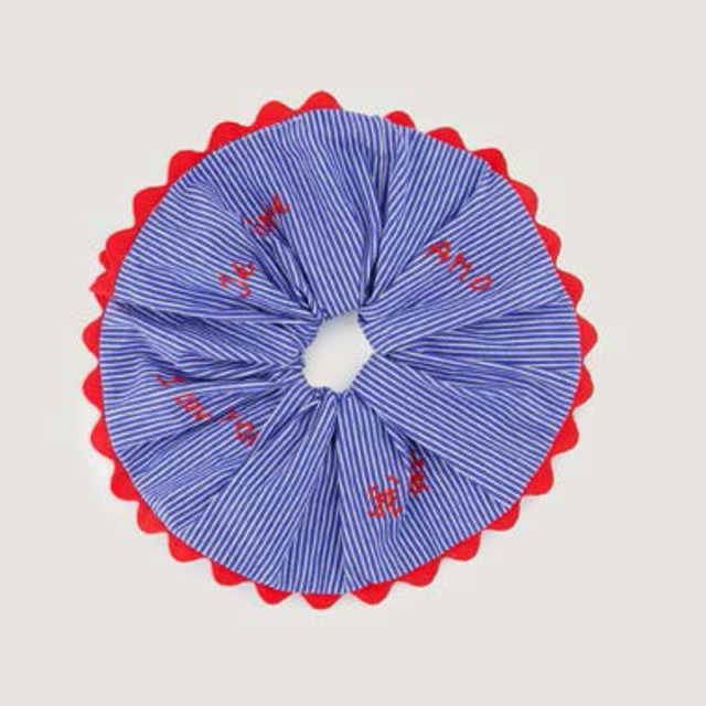 MAISON LABICHE　JE T'AIME TE AM CHOUCHOU　STRIPES BLUE