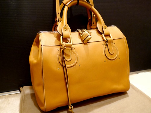 梨花◆Chloe クロエ オーロラ ミニボストン型 2way レザー バッグ