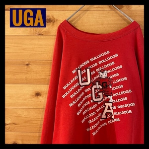 【UGA】 80s 90s カレッジ UGA プリント スウェット トレーナー ジョージア大学 ヴィンテージ アメリカ古着