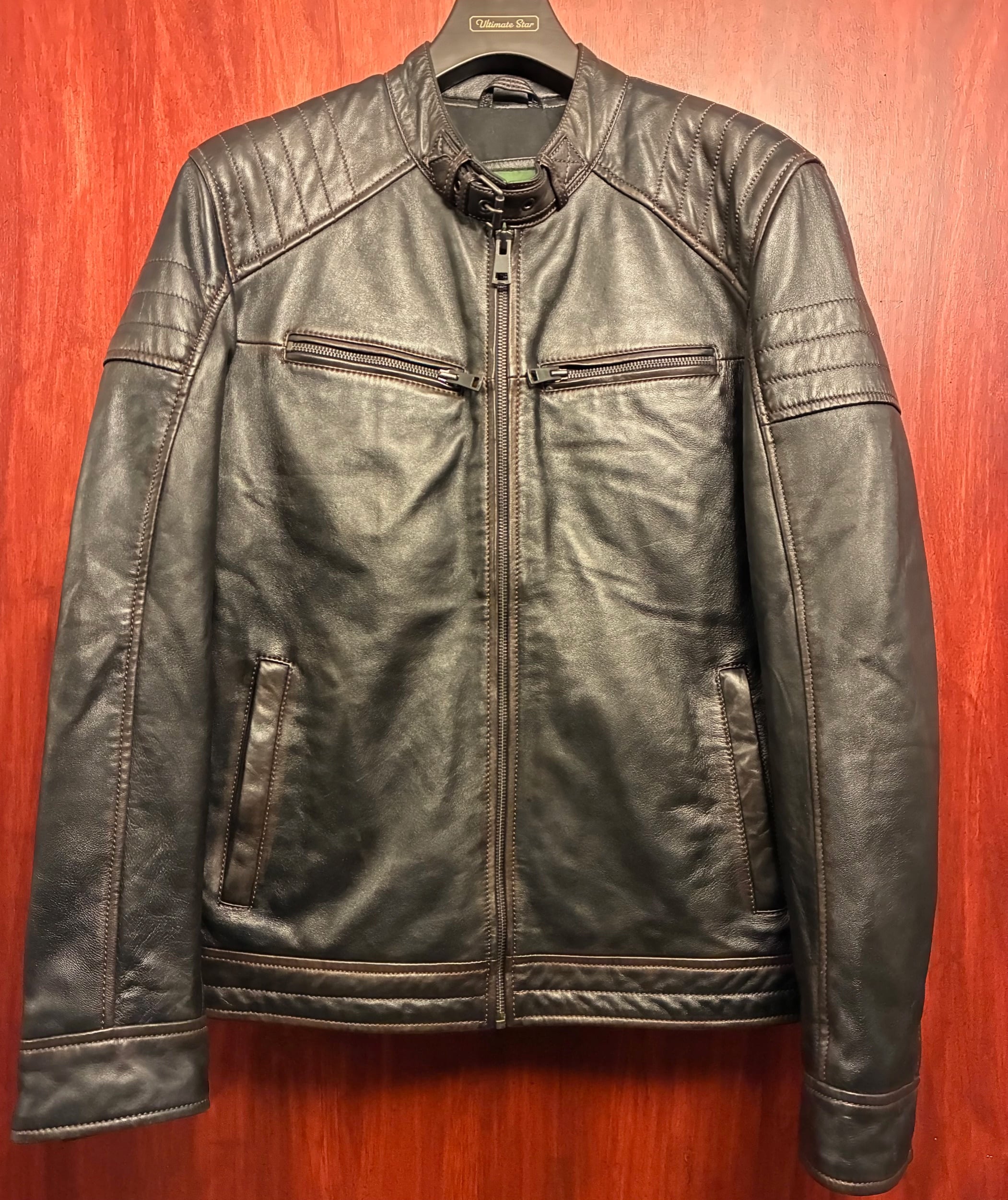 DIESEL MA-1 ヴィンテージ加工 ブルー系 M リバーシブル 中古・古着 