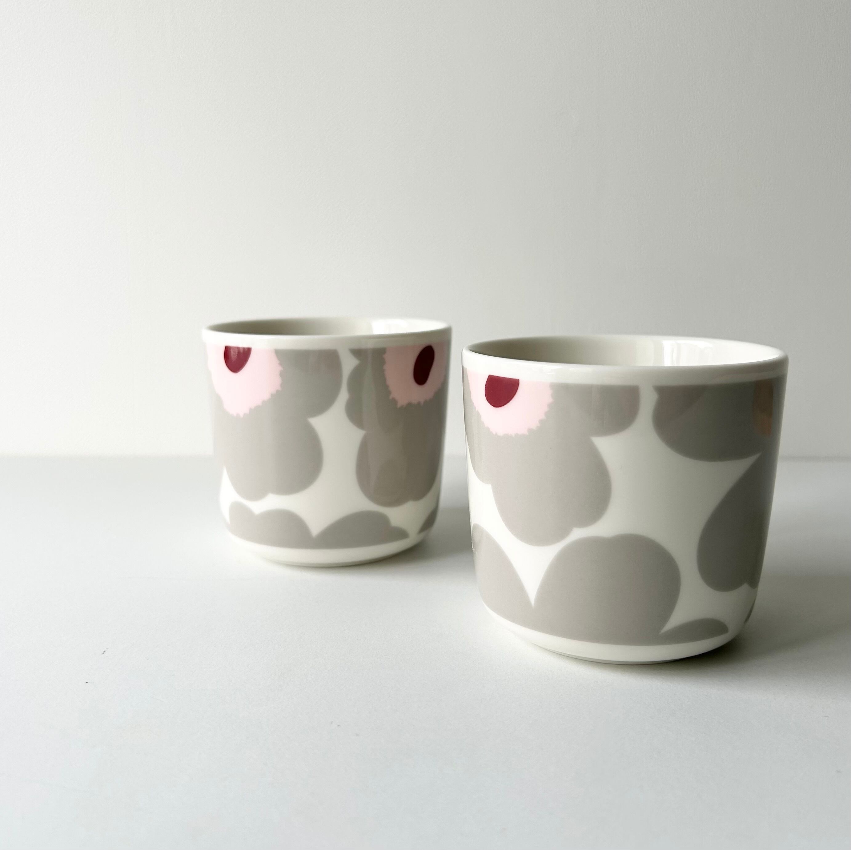 日本限定】Unikko ラテマグセットカップ コーヒーカップ ライトグレー