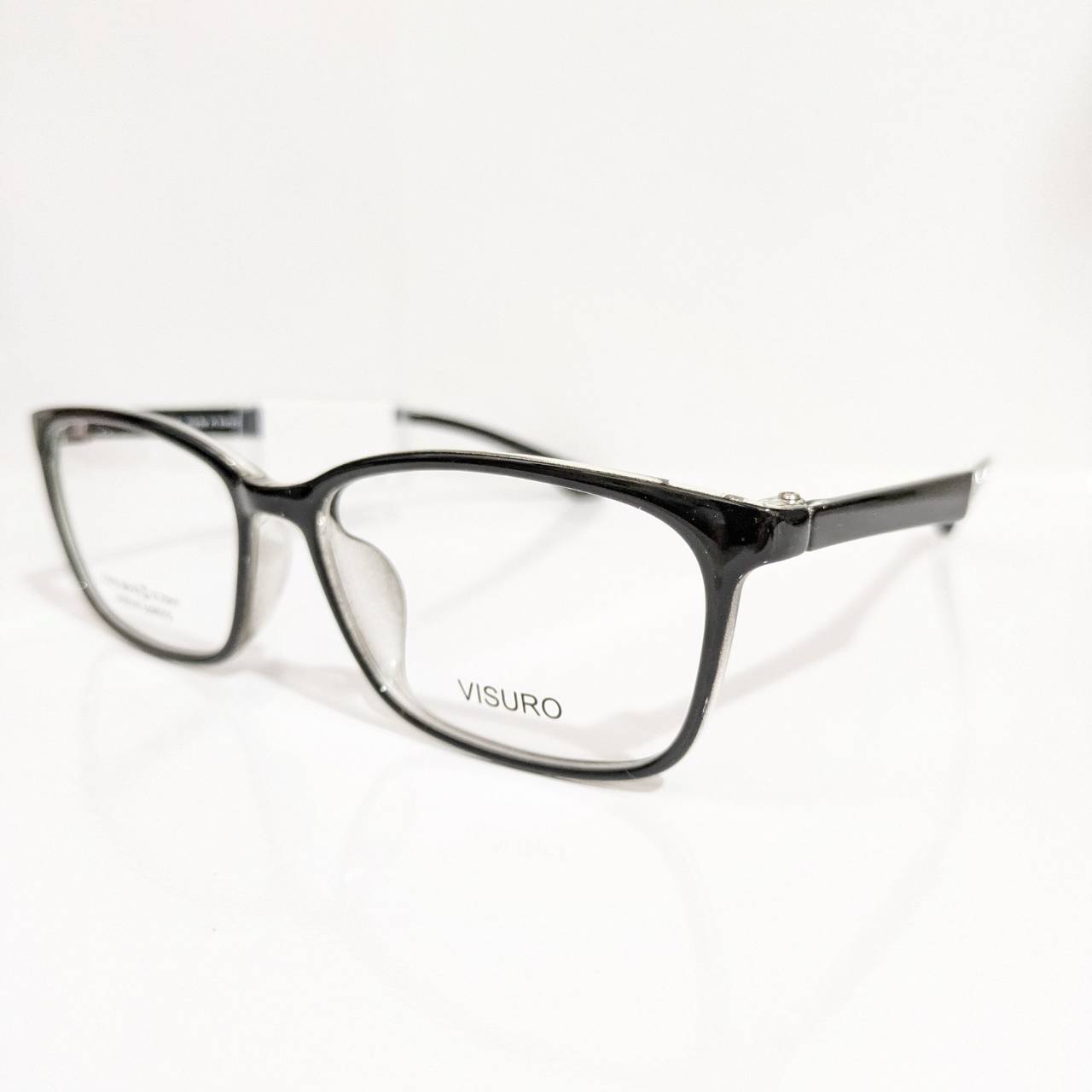 【VISURO】スクエアセルフレーム ブラック