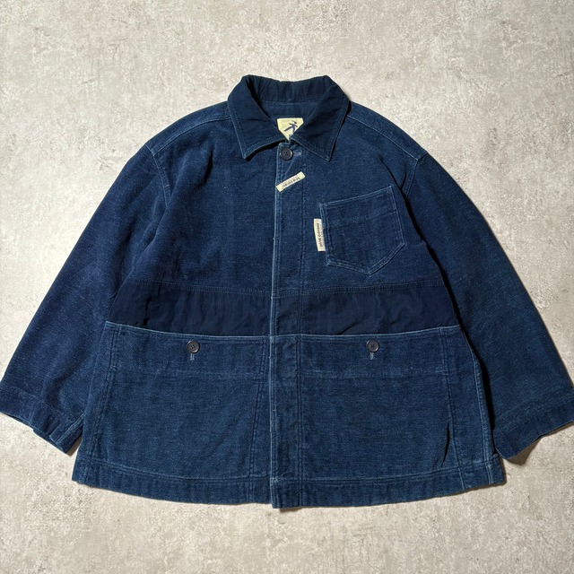 1980s "HAI Sporting Gear" Indigo Half Coat