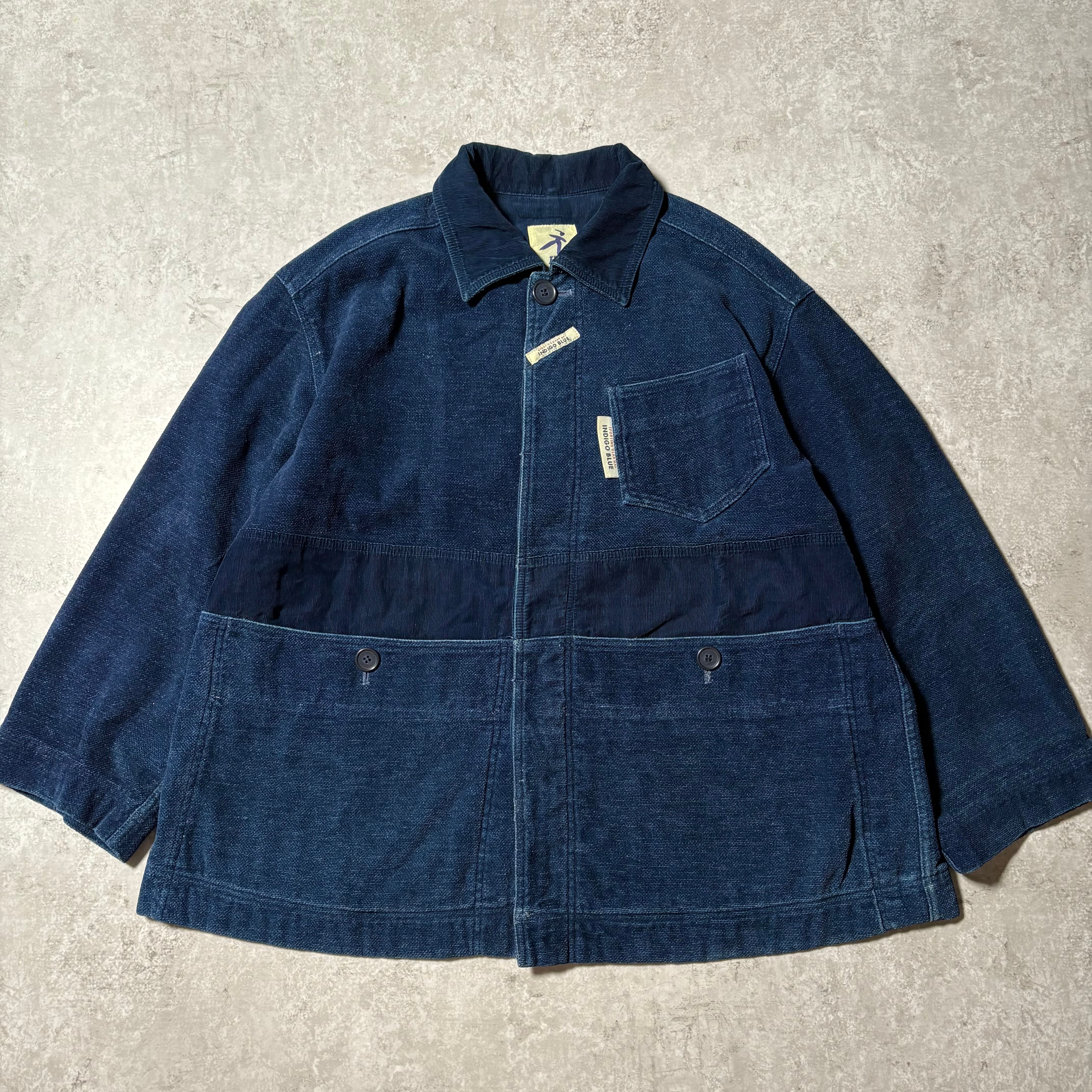 1980s "HAI Sporting Gear" Indigo Half Coat