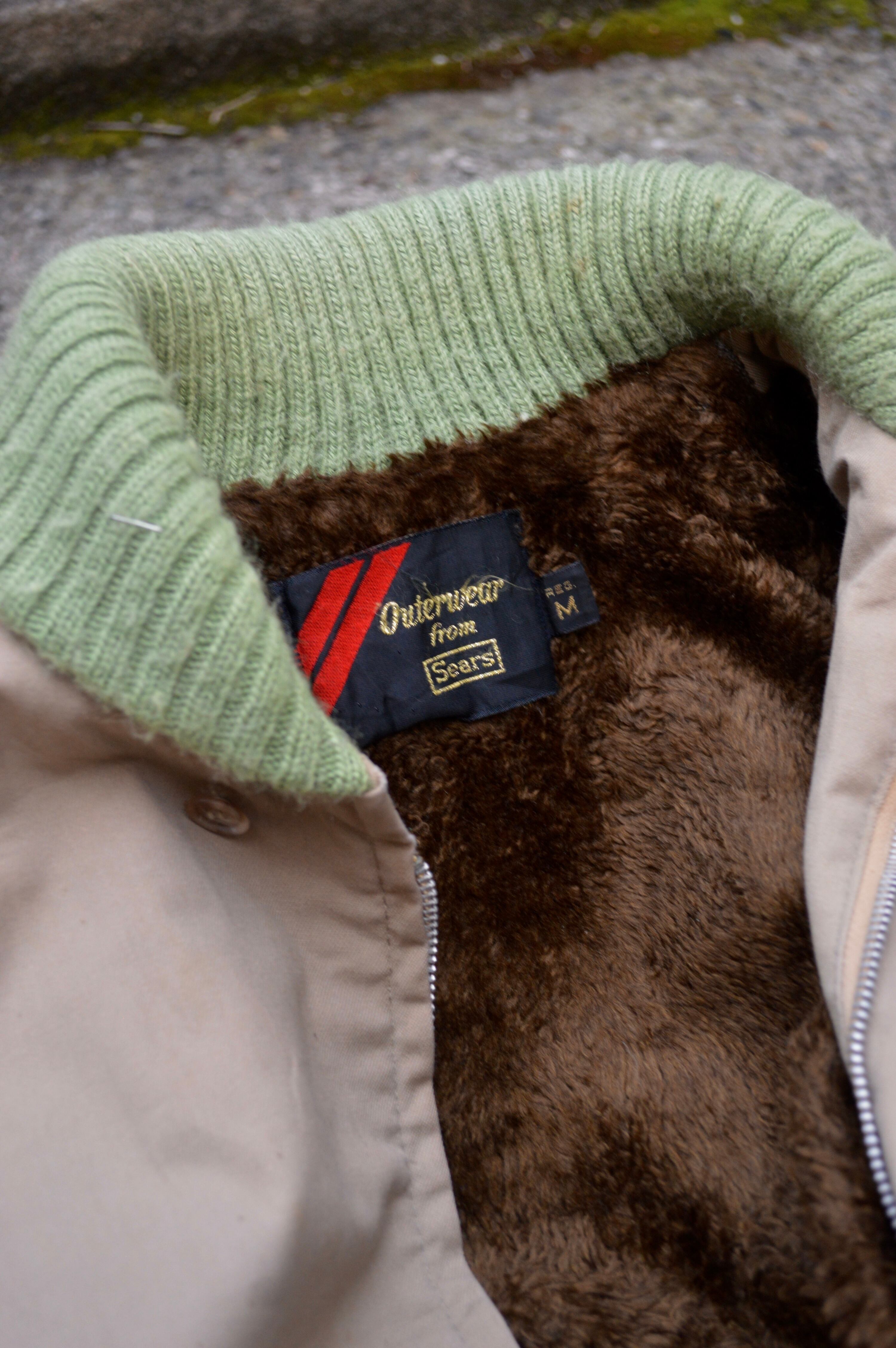 Sears 1970s Pharaoh Jacket Scovill Gripper Zip 50s-60s シアーズ