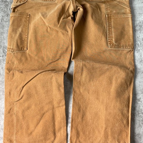 20s ブラウン ダブルニー カーハート Carhartt 32×34 詳細写真16