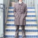 .Aquascutum HOUNDSTOOTH PATTERNED SINGLE TRENCH COAT MADE IN ENGLAND/アクアスキュータム千鳥格子柄トレンチコート2000000024141