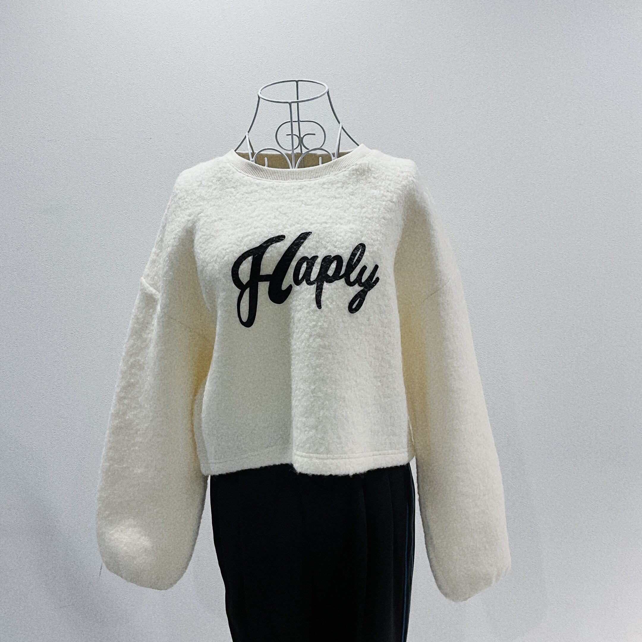 ★新作★Le's Ageu(レ・アージュ) ロゴボアプルオーバー【】