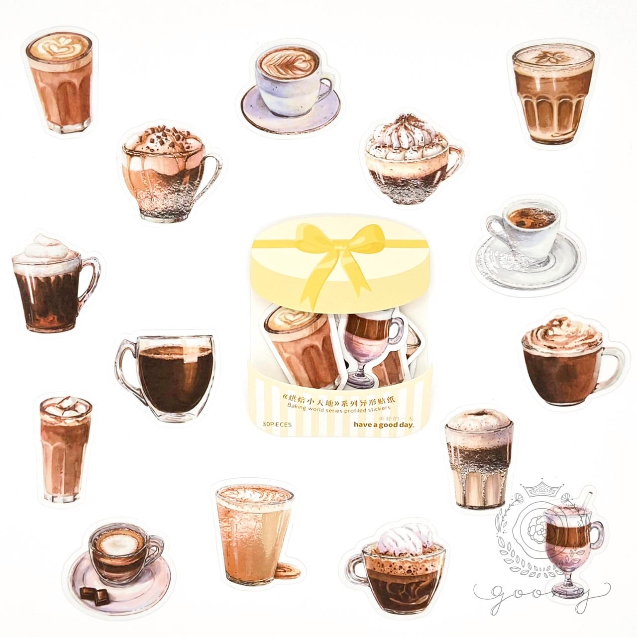 SWEETSフレークシール カフェ<S184>