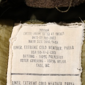 M 米軍実物 フルセット M-65 Fishtail Parka フィッシュテールパーカー モッズコート