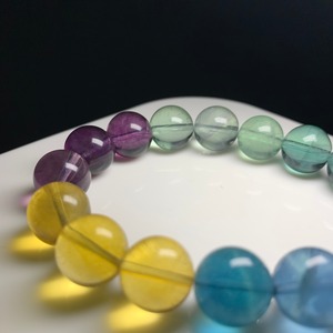 b160 大玉フローライトブレスレット
