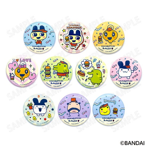 【ロット販売】【10入】たまごっちウェルカムバーガー缶バッジコレクション(1223752)