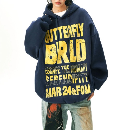 ビッグロゴストリートフーディ 3col   R00943