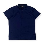 90s Christian Dior SPORTS クリスチャンディオール スポーツ ワンポイント 半袖 ポロシャツ L/ネイビー レディース ビンテージ