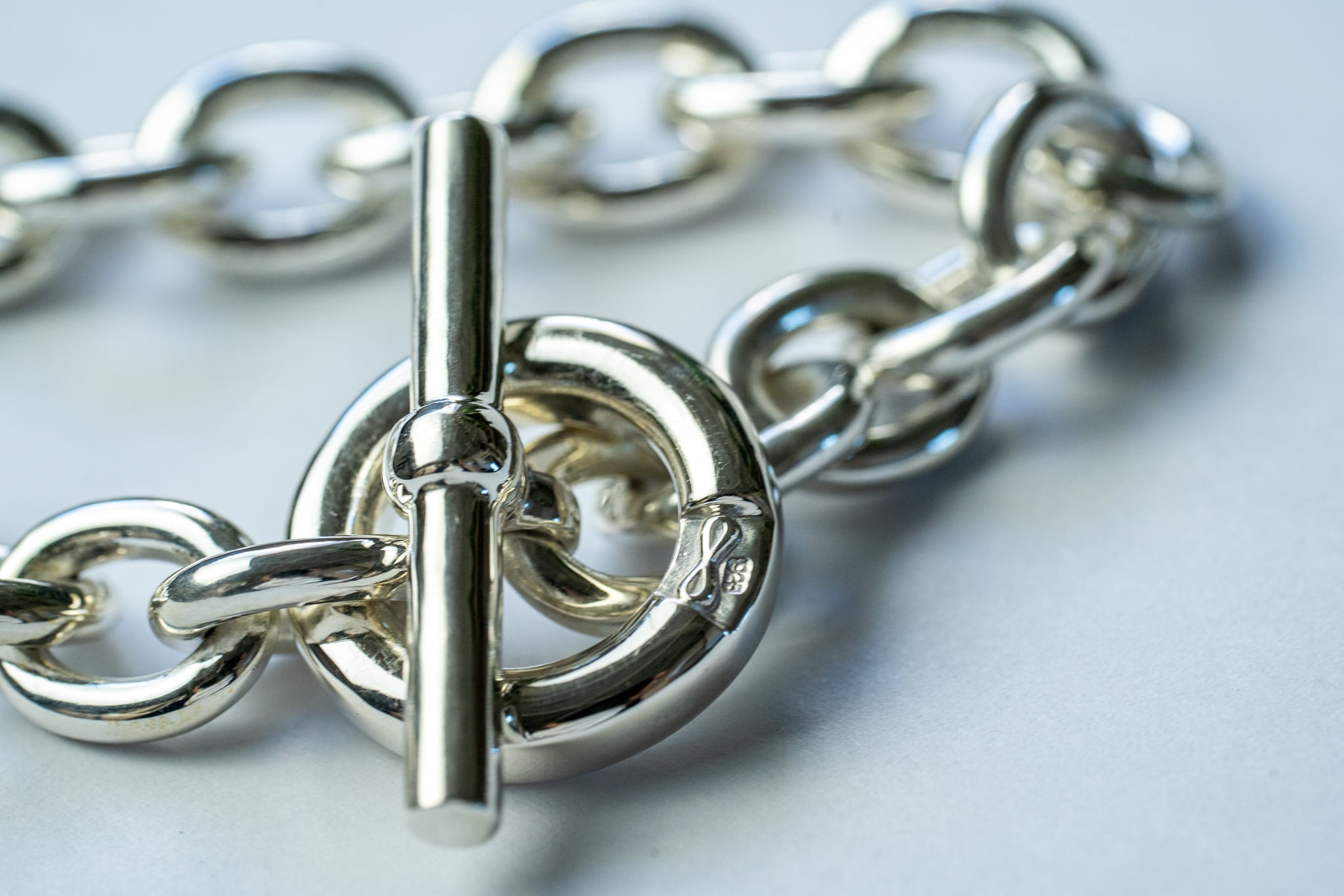 BN-034 Hook connect bracelet (Medium) | WAKAN SILVER SMITH online