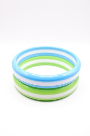 1980s vintage striped bangle