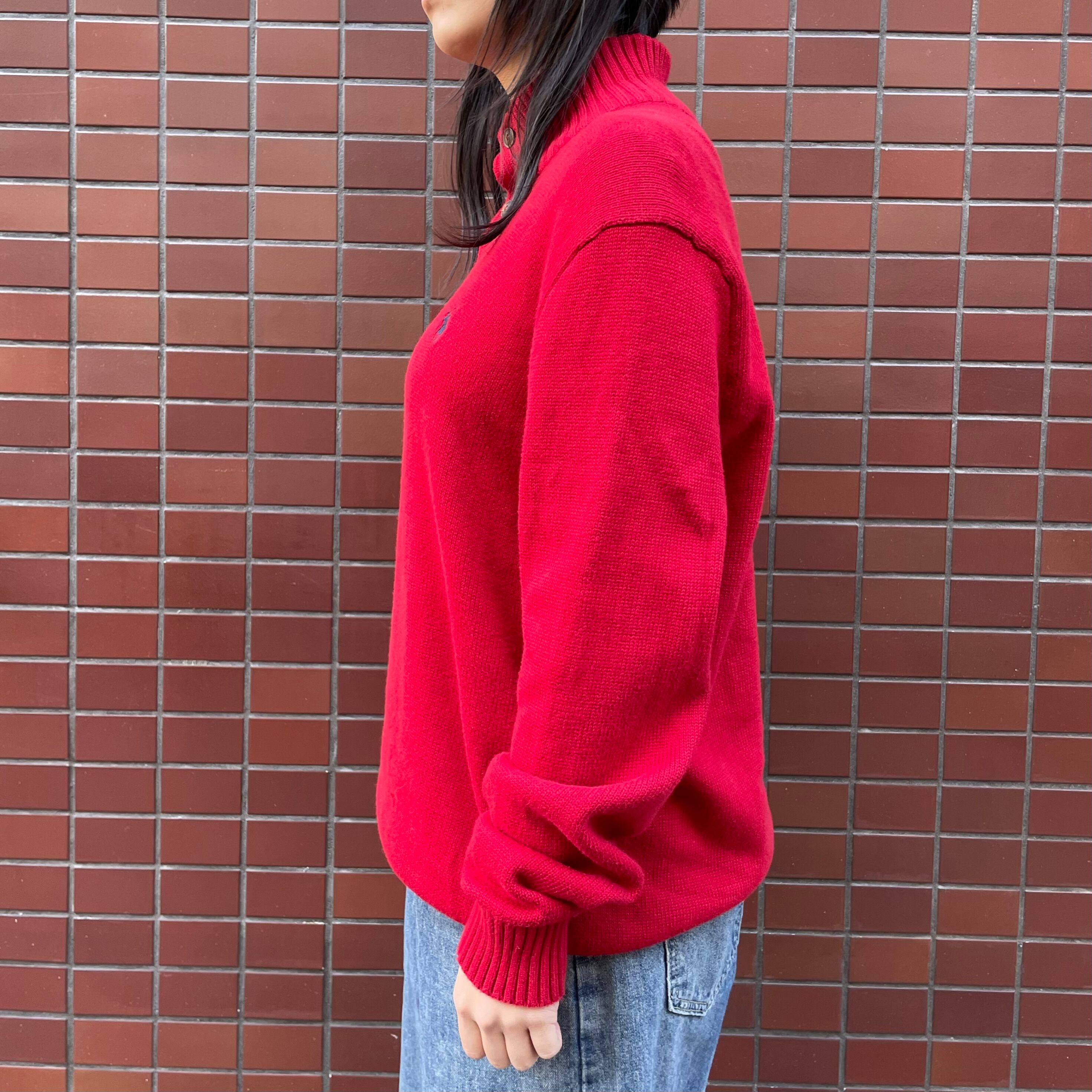 Polo Ralph Lauren cotton knit button sweater | HUG SUNKISS