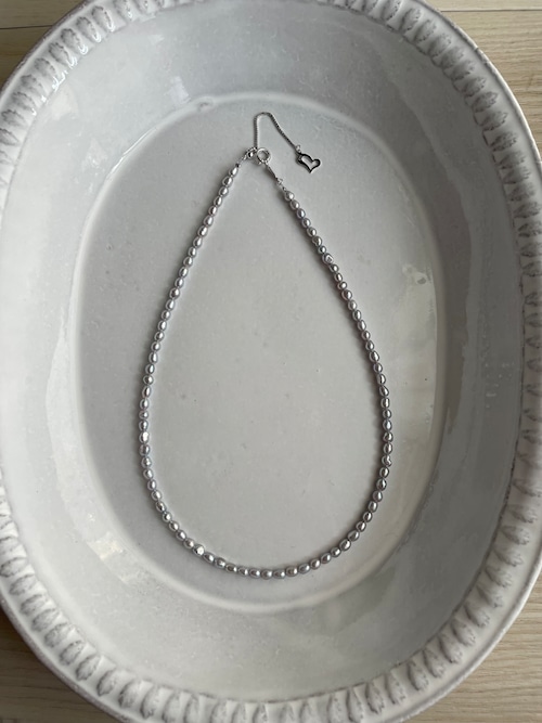 gray baby pearl necklace gray baby pearl necklace