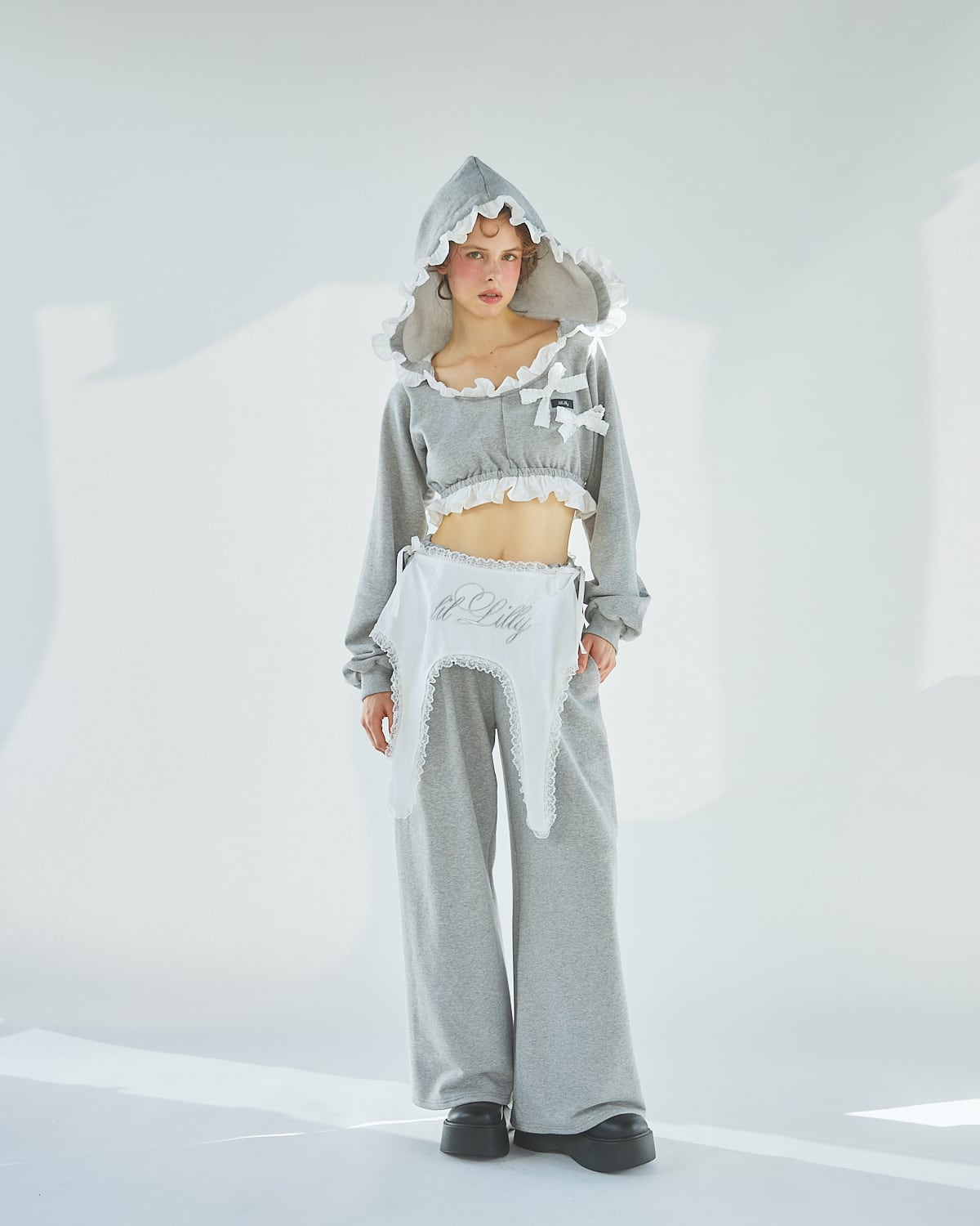 S/S フリルスウェットパーカー | lilLilly official webstore