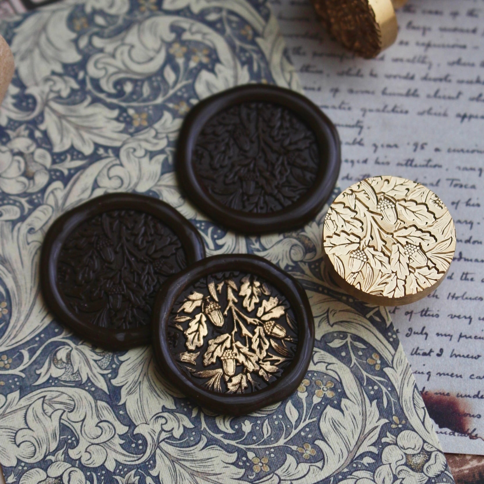 Wax seal stamp │どんぐり / Acorn【25mm】 | シーリングスタンプ