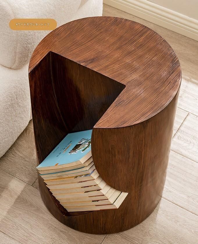 スツール 本棚 北欧 インテリア 切り株型 デザイン おしゃれ かわいい