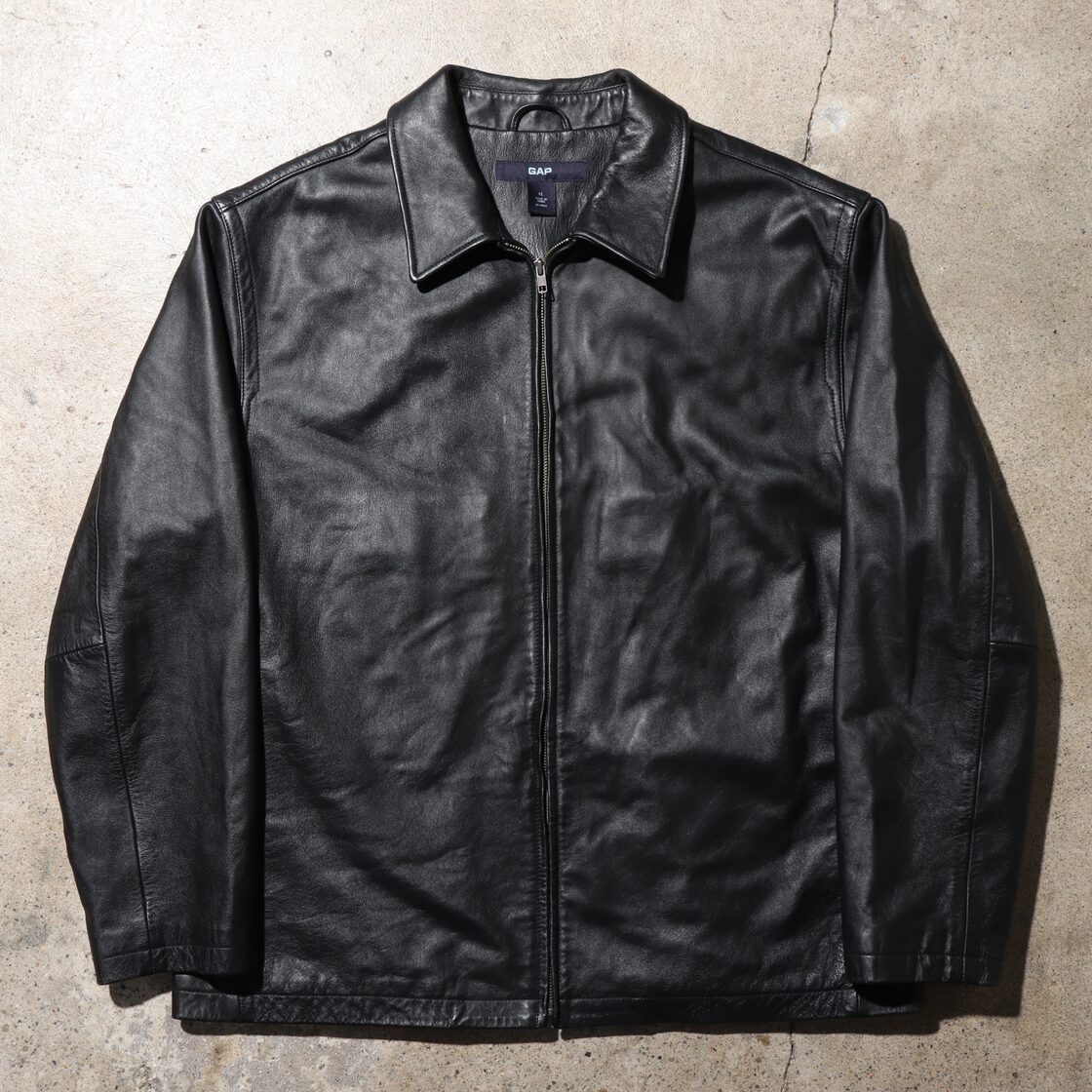 極美品 XL OLD GAP Y2K レザージャケット オールドギャップ 黒 | Pay ID