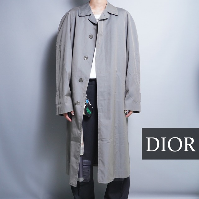 古着屋Kirscheディオール Dior オーバーサイズ トレンチコート ステンカラー ブラウン