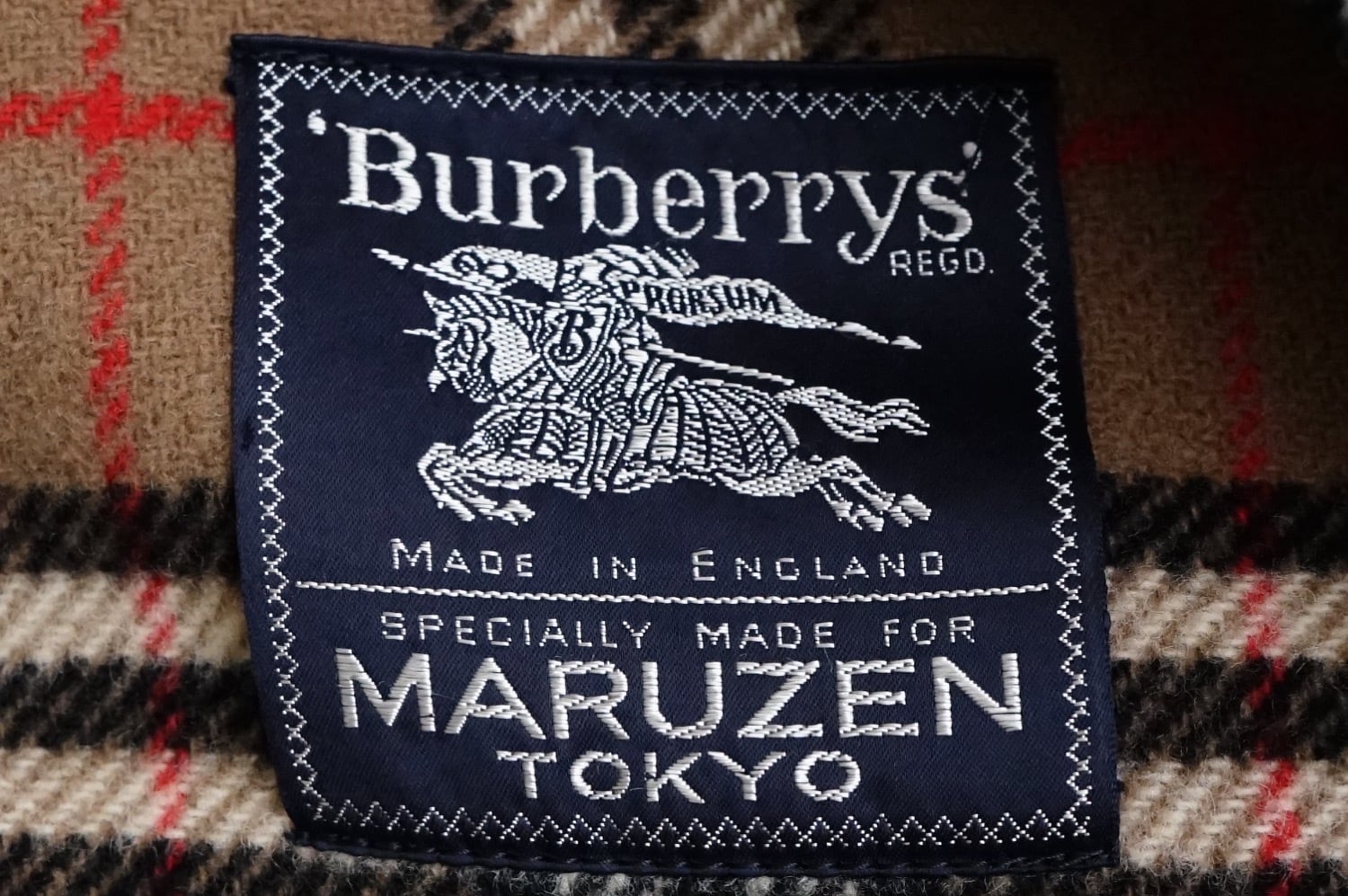 360R4 Burberrys MARUZEN MADE IN ENGLAND バーバリー ダッフルコート 