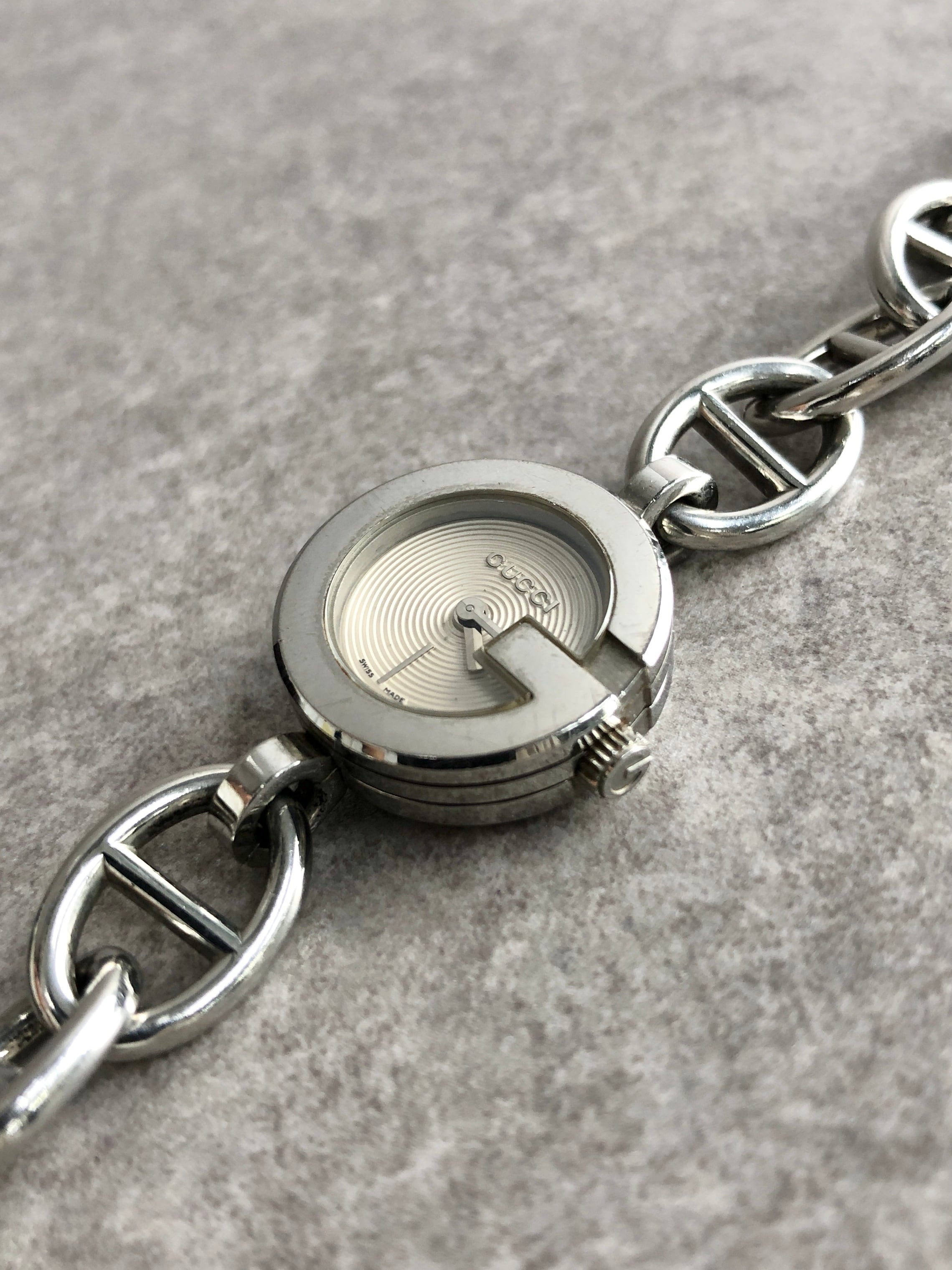 GUCCI グッチ 腕時計 シルバー ステンレススチール ブレスレットタイプ
