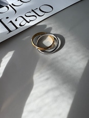 ダブルカーブジルコニアリング