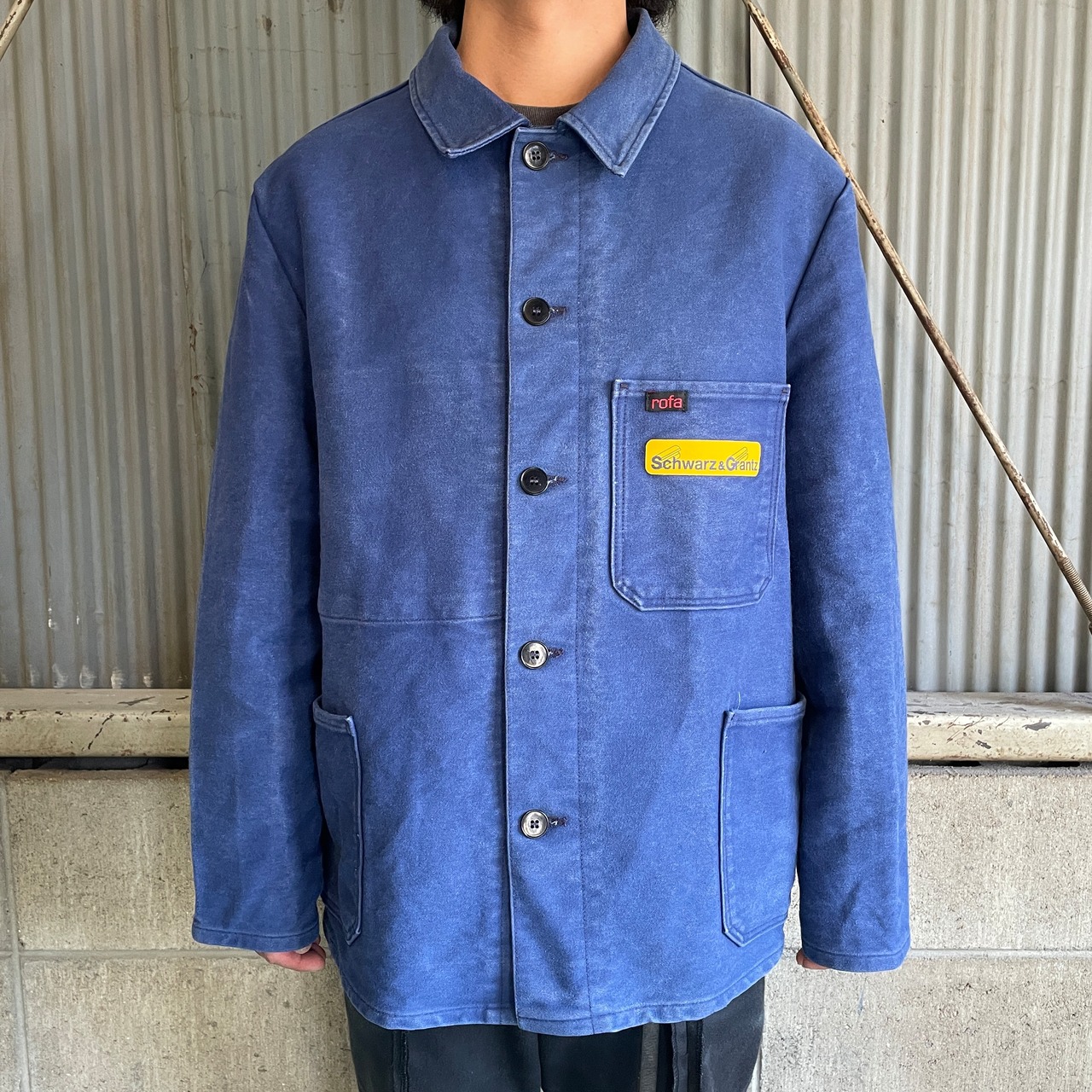 rofa German work moleskin もぎとれ overall ペイント