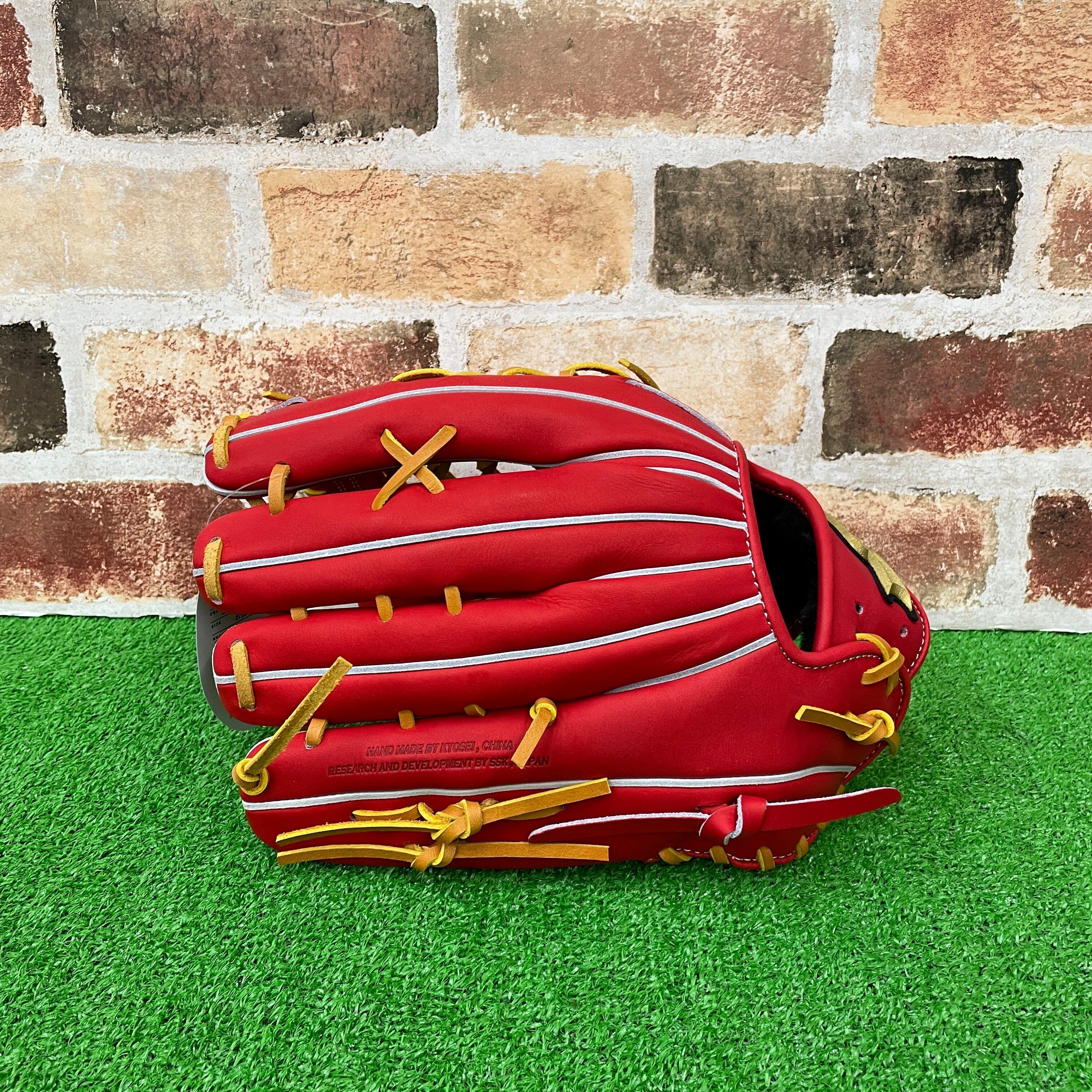 SSK プロエッジ 軟式グラブ 外野手用 PNB874 Bオレンジ 学生野球対応