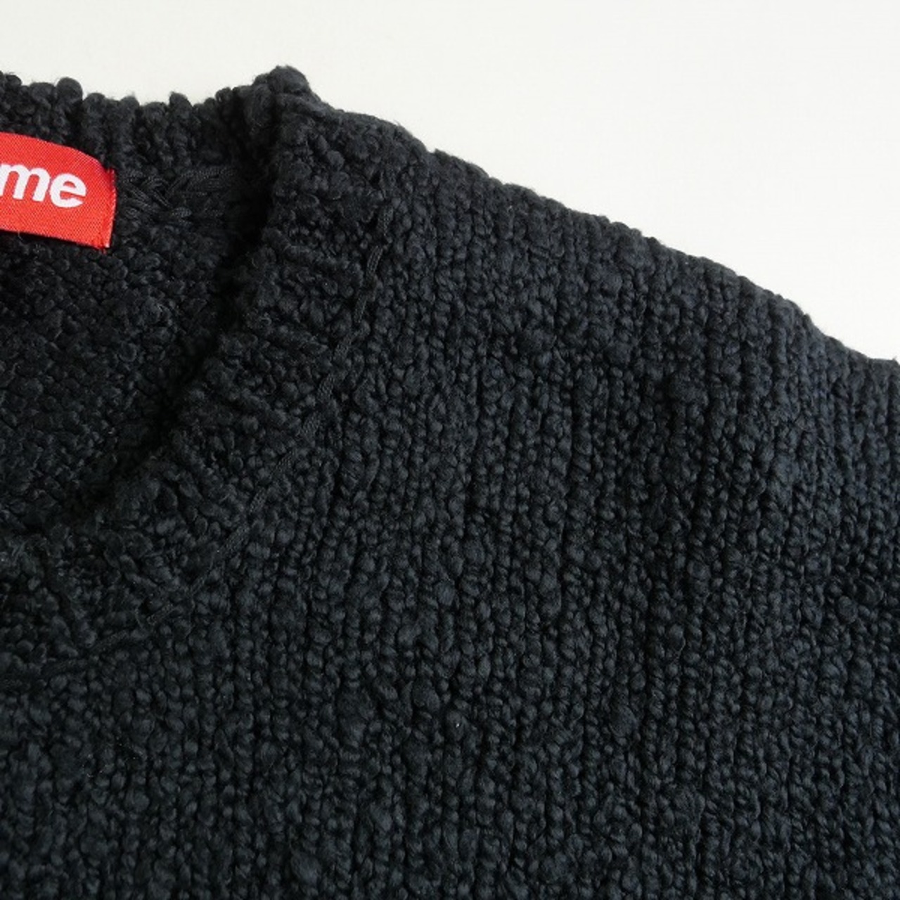 Size【M】 SUPREME シュプリーム 24SS Boucle Small Box Sweater Black 