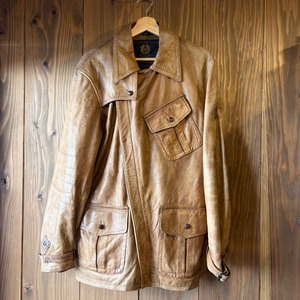 00s Belstaff イタリア製 Aviator レザージャケット トライアルマスター ライダースジャケット L ベルスタッフ アビエイタージャケット