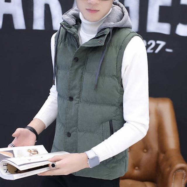 送料無料 ベスト シンプル カジュアルベスト メンズ トップス アウター チョッキ アメカジ tps-810