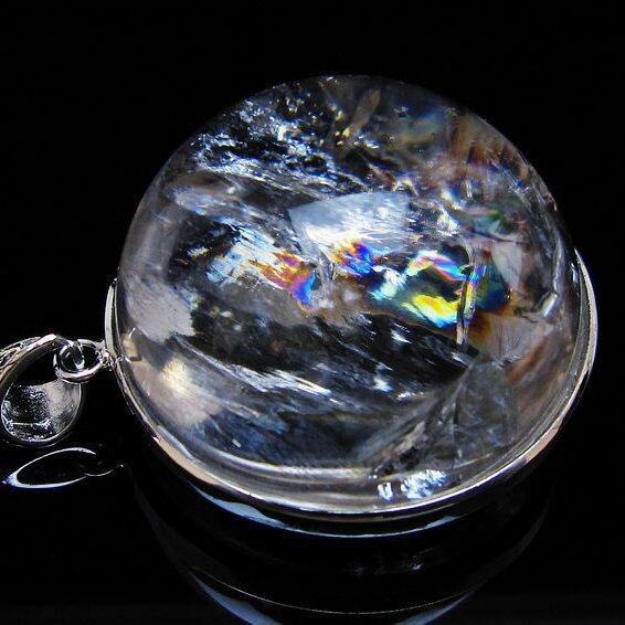 アイリスクォーツ 水晶 ペンダント 虹入り 一点物 おまかせ便 112-12451