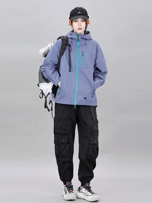 JIYEIND  ブラックサムライマルチポケットパンツ