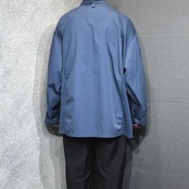 wide silhouette zip up design chef jacket