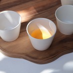 お花型の木製トレイ