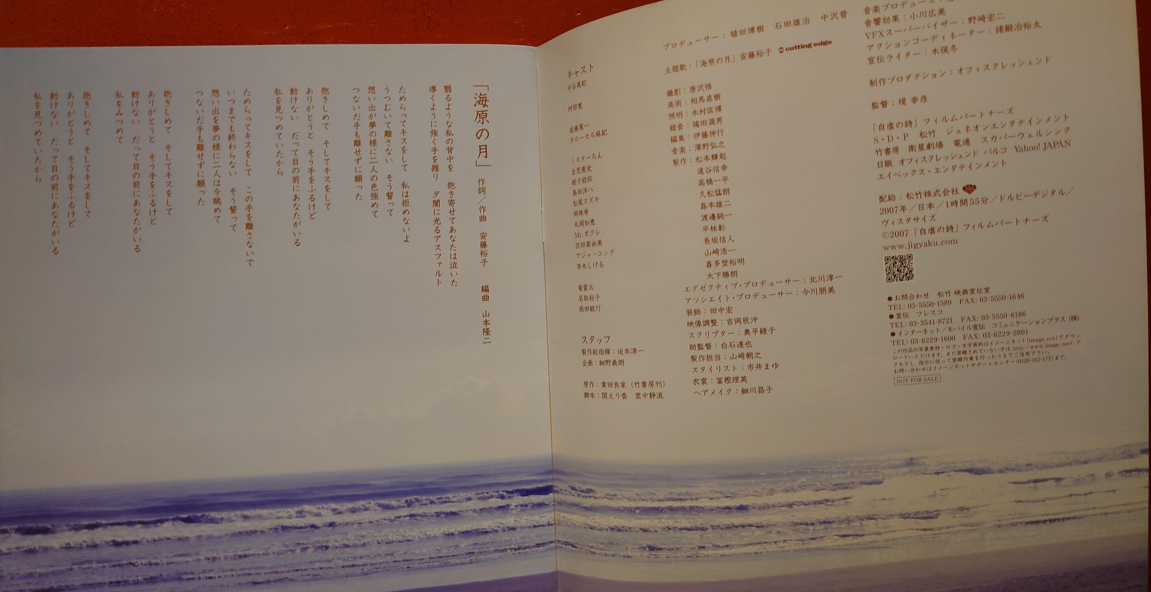 自虐の詩 映画パンフレット | 弥生坂 緑の本棚