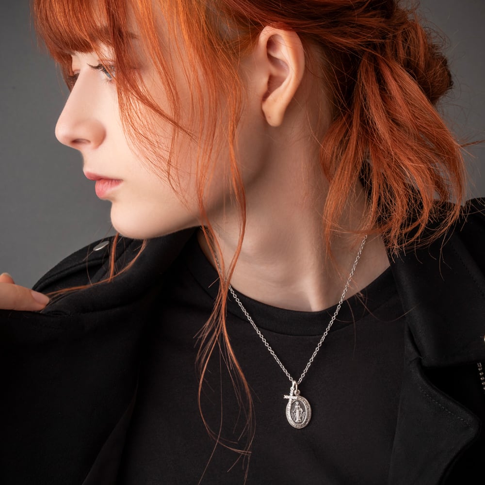 トリプルマリアコインペンダント AKP0118 Triple Maria coin pendant